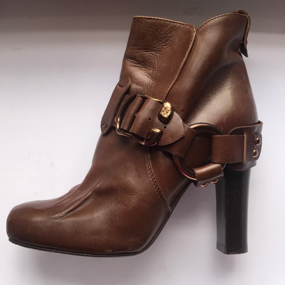 Guilaume Hinfray Leather Boots Ankle size 36 italy